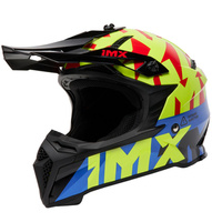 KASK IMX FMX-02 BLACK/FLUO YELLOW/BLUE/FLUO RED GLOSS GRAPHIC L