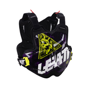 LEATT (NOWOŚĆ 2024) OSŁONA KLATKI PIERSIOWEJ (BUZER) CHEST PROTECTOR 1.5 TORQUE UV KOLOR FIOLETOWY/ŻÓŁTY FLUO ROZMIAR UNIWERSALNY