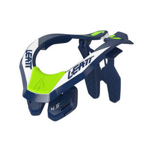 LEATT (2023/2024) OCHRANIACZ SZYI 4.5 NECK BRACE BLUE KOLOR GRANATOWY/BIAŁY/ZIELONY FLUO ROZMIAR S/M