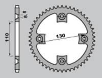 GROSSKOPF PROMOCJA ZĘBATKA TYLNA ALUMINIOWA 4306 54 HONDA CR 85 '03-'07, CRF 150 '07-'22 (+3) (JTR215.54) KOLOR CZARNY