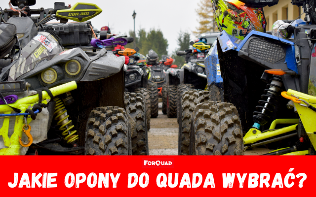 Opony w każdy Teren - Przewodnik po rodzajach opon do quadów.