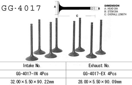 VESRAH ZAWÓR SSĄCY KAWASAKI VN 750 '86-'06 (OEM: 12004-1061) (1SZT.) (MADE IN JAPAN)