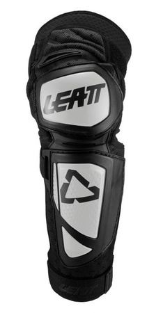 LEATT (2023/2024) NAKOLANNIKI OCHRANIACZE KOLAN EXT JUNIOR KNEE AND SHIN GUARD WHITE/BLACK KOLOR BIAŁY/CZARNY