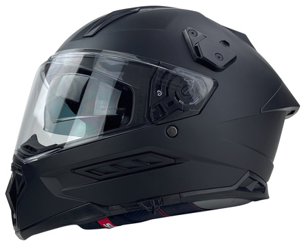 KASK CROSS ENDURO NAXA CZARNY ODPINANY DASZEK ROZMIAR XXL 