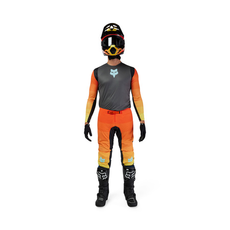 SPODNIE FOX FLEXAIR GRID BLACK/ORANGE 32
