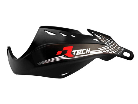 RACETECH OSŁONY RĄK (HANDBARY) GLADIATOR EASY KOLOR CZARNY (Z MOCOWANIAMI NA KIEROWNICĘ 22,2MM I 28,6MM)