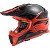 KASK CROSS ENDURO LS2 FAST EVO CZARNO CZERWONY L