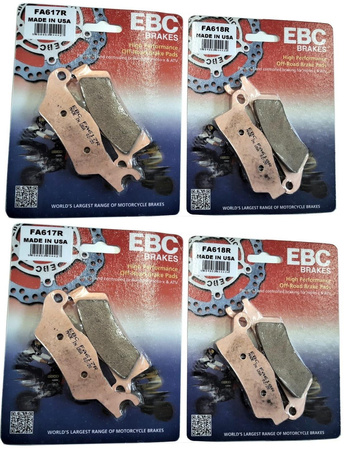 KLOCKI EBC KPL CAŁY QUAD Yamaha Grizzly 700 550