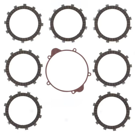 ATHENA 2022/05 TARCZE SPRZĘGŁOWE Z USZCZELKĄ POKRYWY SPRZĘGŁA HUSQVARNA TC 85 '14-'17, KTM SX 105 '04-'11, SX 85 '03-'17, XC 105 '08-'10, XC 85 '07-'09