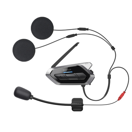 SENA 2022/03 INTERKOM MOTOCYKLOWY 50R QUANTUM MESH 2.0 BLUETOOTH 5.0 DO 2000M Z RADIEM FM ORAZ SYSTEMEM AUDIO HARMAN KARDON ( 2 ZESTAWY ) (EL)