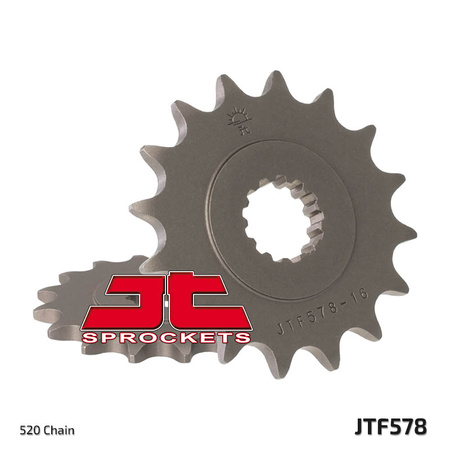 JT ZĘBATKA PRZEDNIA 585 15 KAWASAKI ZX-6R/RR '07-17, YAMAHA XTZ 750 '90-'98 (JTF1536.15)* (JTF578.15) (ŁAŃC. 520)