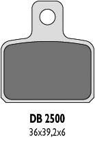 DELTA BRAKING KLOCKI HAMULCOWE KH351 - ZASTĘPUJĄ DB2500MX-N I DB2500QD-N