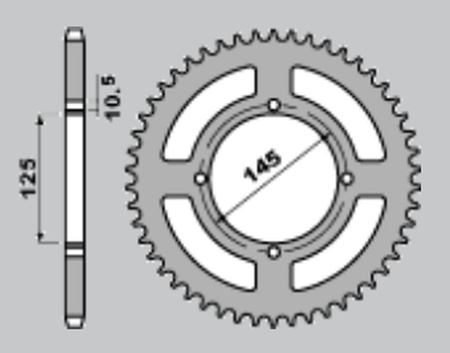 GROSSKOPF WYPRZEDAŻ ZĘBATKA TYLNA 857 38 YAMAHA YFM 700, YFZ450,YFM350