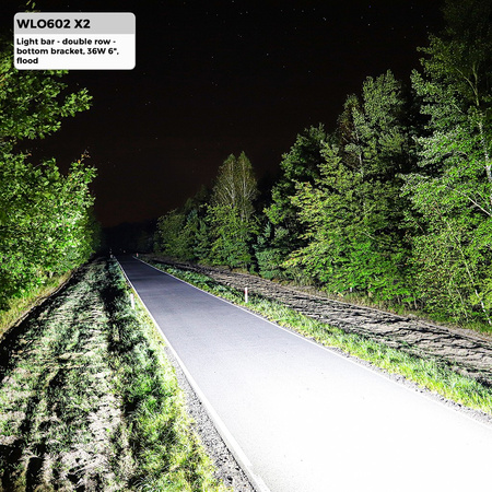 PANEL LAMPA LED 36W 2400LM 10-32V ATV UTV 4X4 SXS