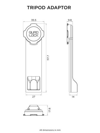 ADAPTER QUAD LOCK® DO STATYWÓW FOTOGRAFICZNYCH (V3)