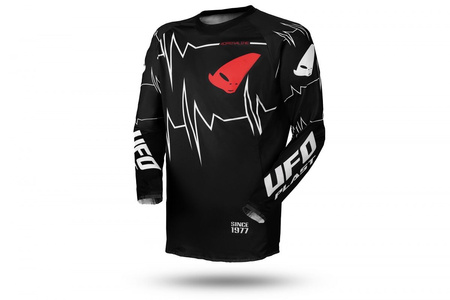 UFO 2022 KOSZULKA SLIM ADRENALINE CROSS KOLOR CZARNY POMARAŃCZOWY FLUO ROZMIAR XXL