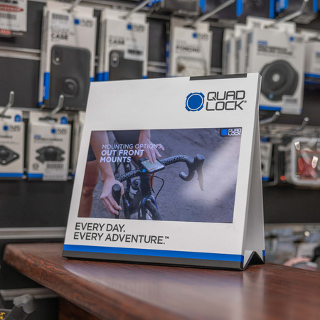 QUAD LOCK® POS - VIDEO COUNTER DISPLAY