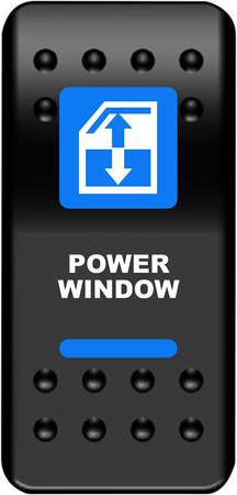 PRZEŁĄCZNIK RKR DO OKNA ELEKTRYCZNEGO - NIEBIESKI