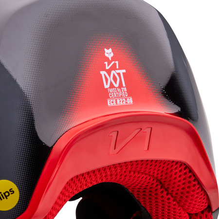 KASK FOX V1 INTERFERE GREY/RED L