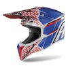 KASK AIROH WRAAP IDOL RED/BLUE GLOSS XL