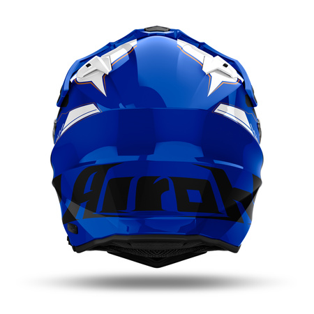 KASK AIROH COMMANDER 2 REVEAL BLUE GLOSS L