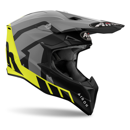 KASK AIROH WRAAAP RELOADED YELLOW MATT XL