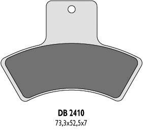 DELTA BRAKING KLOCKI HAMULCOWE KH270 QUADZILLA - ZASTĘPUJĄ DB2410MX-D ORAZ DB2410QD-D