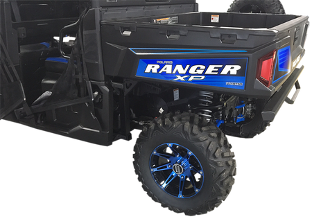 KOMPLET FELG MOOSE RACING 14x7 4/156 4+3 POLARIS NIEBIESKIE