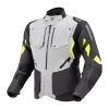 TEKSTYLNA KURTKA MOTOCYKLOWA REBELHORN HIKER IV CZARNO-SZARO-ŻÓŁTA FLUO, ROZMIAR XXL RH-TJ-HIKER-IV-27-XXL