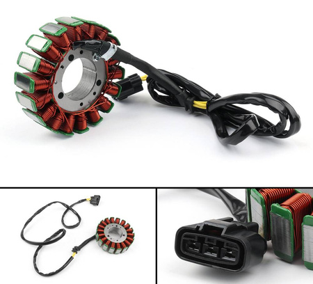 UZWOJENIE ALTERNATORA STATOR CAN-AM OUTLANDER RENEGADE 650 800 1000 G2 420685632 PŁASKA WTYCZKA