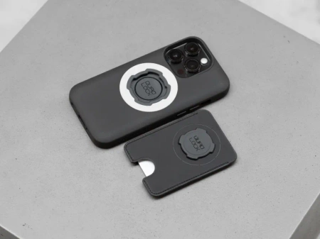 ETUI POKROWIEC TELEFON IPHONE QUAD LOCK® MAG - IPHONE 15 PRO CZARNY PIERŚCIEŃ