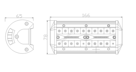 PANEL ROBOCZY LAMPA LED 60W 2600LM 24V 