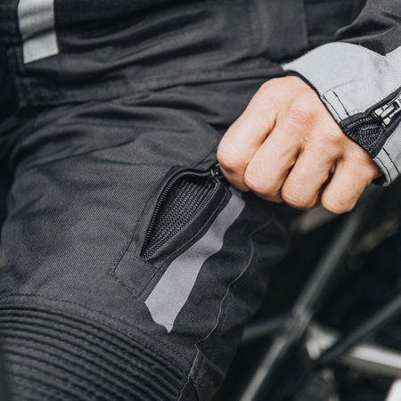 SPODNIE TEKSTYLNE OZONE VULCAN BLACK M