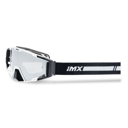 GOGLE CROSS ENDURO OFF ROAD IMX BIAŁE 2 SZYBY
