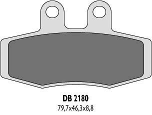 DELTA BRAKING KLOCKI HAMULCOWE KH132 - ZASTĘPUJĄ DB2180MX-D ORAZ DB2180QD-D