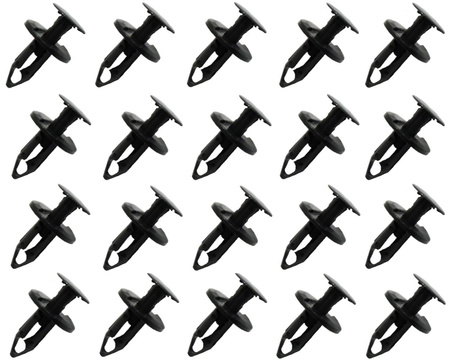 KOŁKI SPINKI DO PLASTIKÓW 20 SZTUK UNIWERSALNE KAWASAKI POLARIS HONDA CAN-AM YAMAHA SUZUKI CF-MOTO KYMCO ARCTIC CAT RENEGADE OUTLANDER GRIZZLY SCRAMBLER SPORTSMAN RAPTOR KODIAK