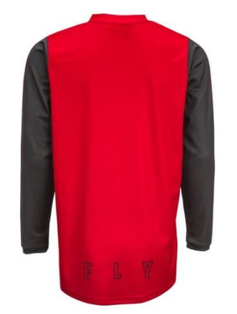 KOSZULKA CROSS FLY RACING F16 2021 CZARNO-CZERWONA YS