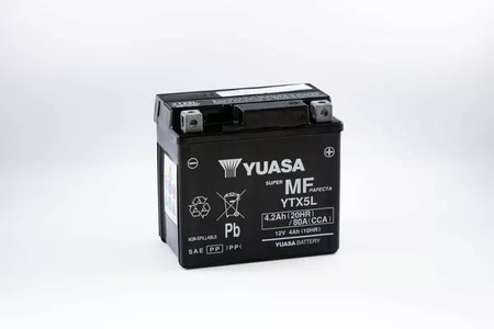 AKUMULATOR BEZOBSŁUGOWY AGM YTX5L 12V 4AH ARCTIC CAT HONDA