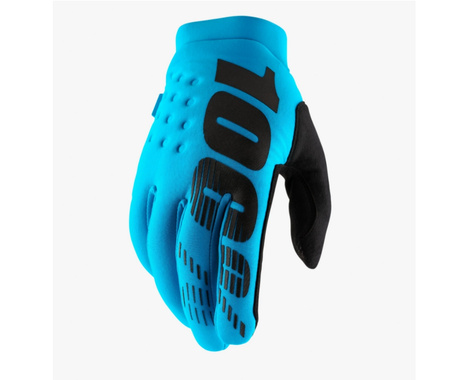 100 PROCENT RĘKAWICE CROSS/ENDURO/MTB MODEL BRISKER SOFTSHELL TURQUOISE KOLOR TURKUSOWY ROZMIAR XL - OFERTA SPECJALNA