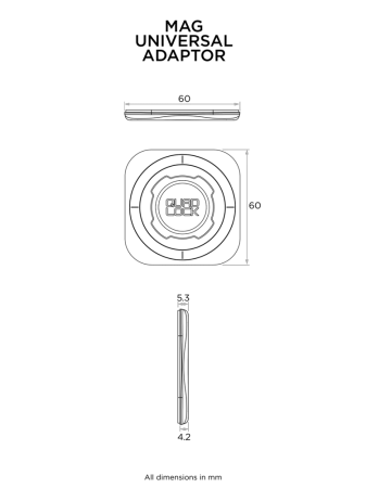 UNIWERSALNY ADAPTER QUAD LOCK® MAG