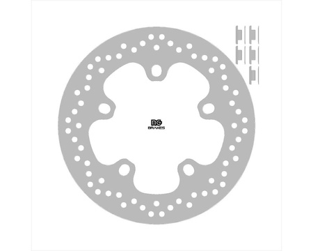 NG 2023/12 TARCZA HAMULCOWA TYŁ INDIAN STANDARD FTR 1200 '18-'23 (260X117,4X5MM) (5X13,8X16,4MM)
