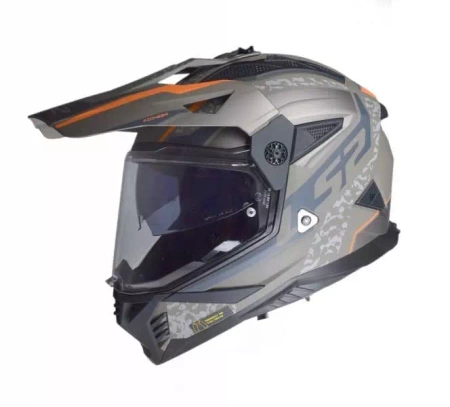 KASK MOTOCYKLOWY ENDURO LS2 MX702 PIONEER II DEVOR MATT SAND-06 L