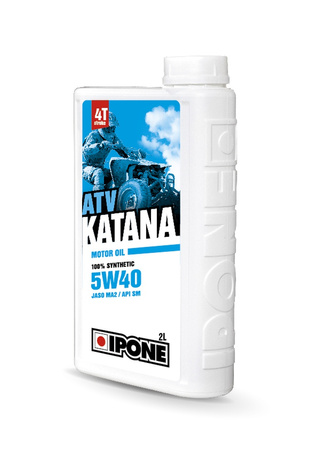 IPONE PROMOCJA KATANA ATV 5W40 OLEJ SILNIKOWY 100% OLEJ SILNIKOWY SYNTETYK 2L (ESTER, MA2) (AKC) (8)