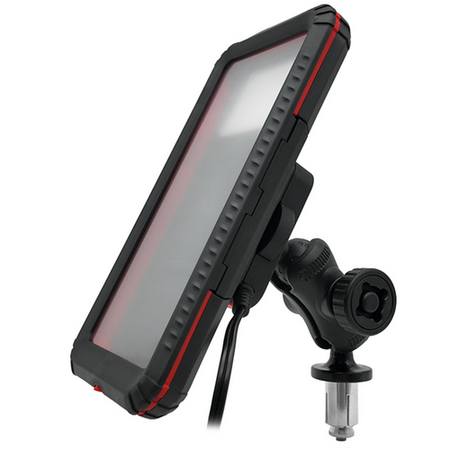 MOTOCYKLOWY UCHWYT NA TELEFON MC42-03 Z ŁADOWANIEM INDUKCYJNYM