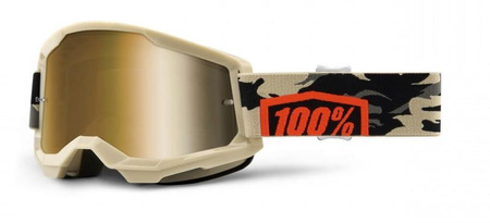 GOGLE 100% PROCENT STRATA 2 CROSS NARTY CAMO BRĄZ