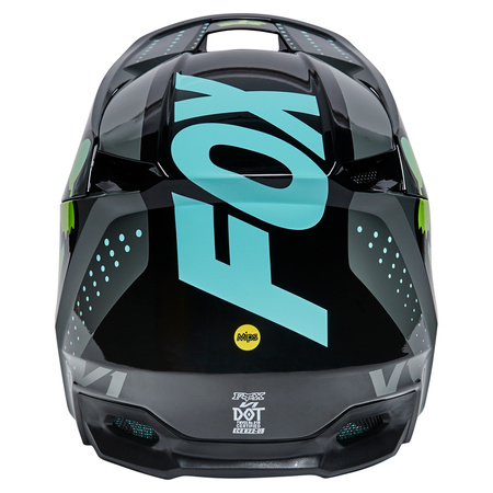 KASK CROSS ENDURO FOX V-1 CZARNY FLUO ROZMIAR XL