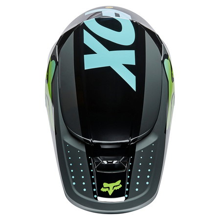 KASK CROSS ENDURO FOX V-1 CZARNY FLUO ROZMIAR XL