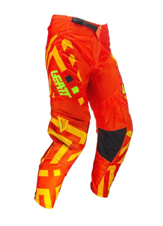 LEATT SPODNIE MOTO 3.5 CITRUS KOLOR POMARAŃCZOWY/ZÓŁTY FLUO ROZMIAR XXL