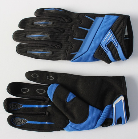 RĘKAWICE SKÓRZANO TEKSTYLNE LETNIE MODEL SPECTRUM ROZM XL NIEBIESKIE