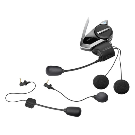 INTERKOM MOTOCYKLOWY 50S QUANTUM MESH 2.0 BLUETOOTH 5.0 DO 2000M Z RADIEM FM ORAZ SYSTEMEM AUDIO HARMAN KARDON ( 2 ZESTAWY ) (EL)